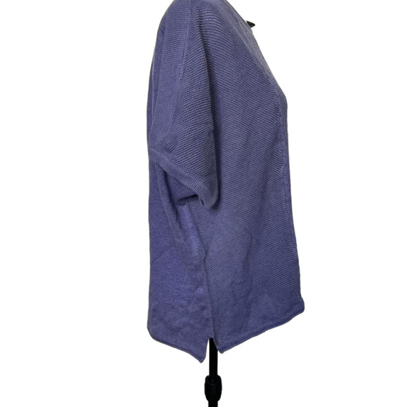 NEW Prana Knit Sweater Short Sleeve Lavender Purple Sz S - Picture 3 of 9